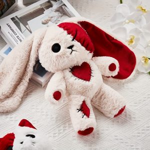 Children Stuffed Animal Toys, Cute Rabbit Plush Stuffed Animal Toys, Scary Gothic Rabbit Plush Crazy Rabbit Plush Toys Halloween Easter Christmas Valentine's Day Gift